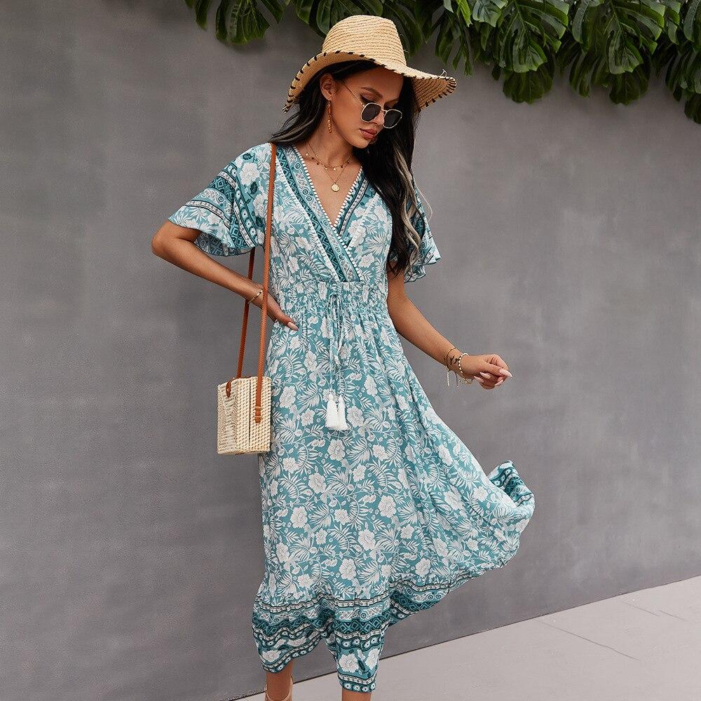 Vestido Floral Estampado - Vestiria