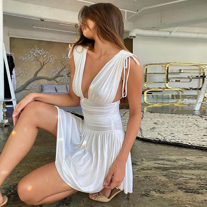 Vestido de Gala Elegante Drapeado