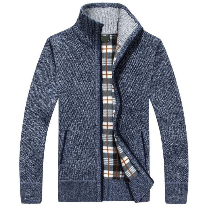 Chaqueta de punto cálido para hombre