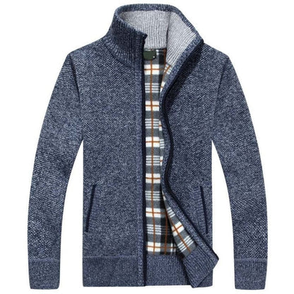 Chaqueta de punto cálido para hombre