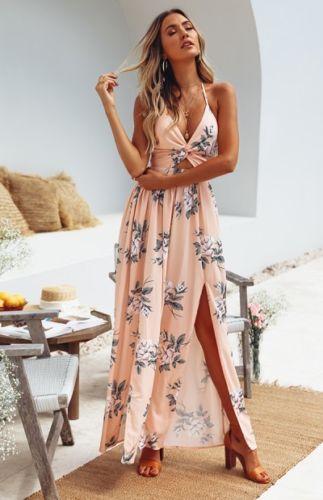 Vestido Largo Floral Bohemio