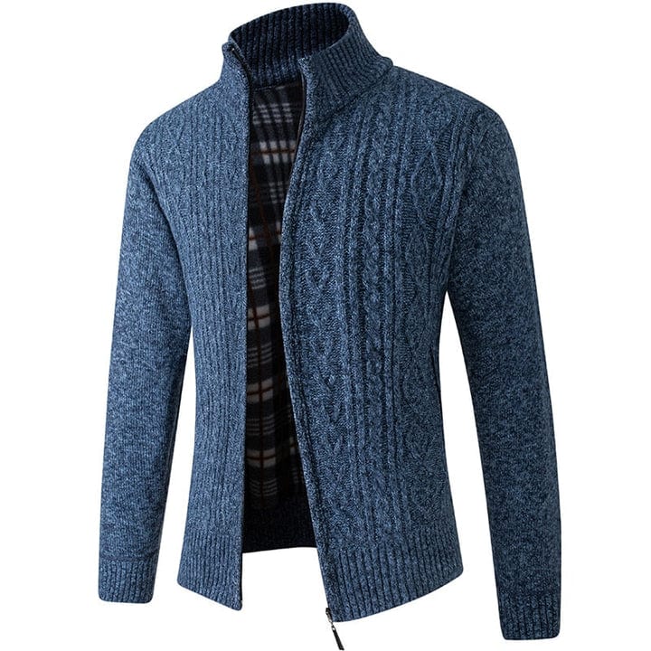 Chaqueta de punto cálido para hombre