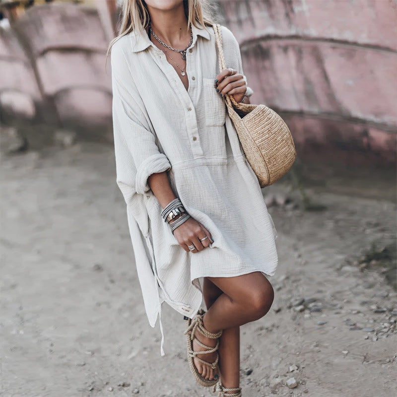 Vestido Mujer Falda Media