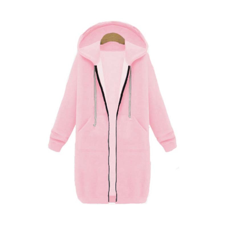 Chaqueta Deportiva Larga Estilosa Mujer