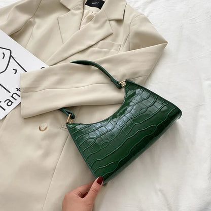 Bolso Bandolera Mujer Piel Imitación Brillante