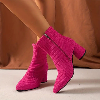 Botas Mujer Tacón Alto Monocolor