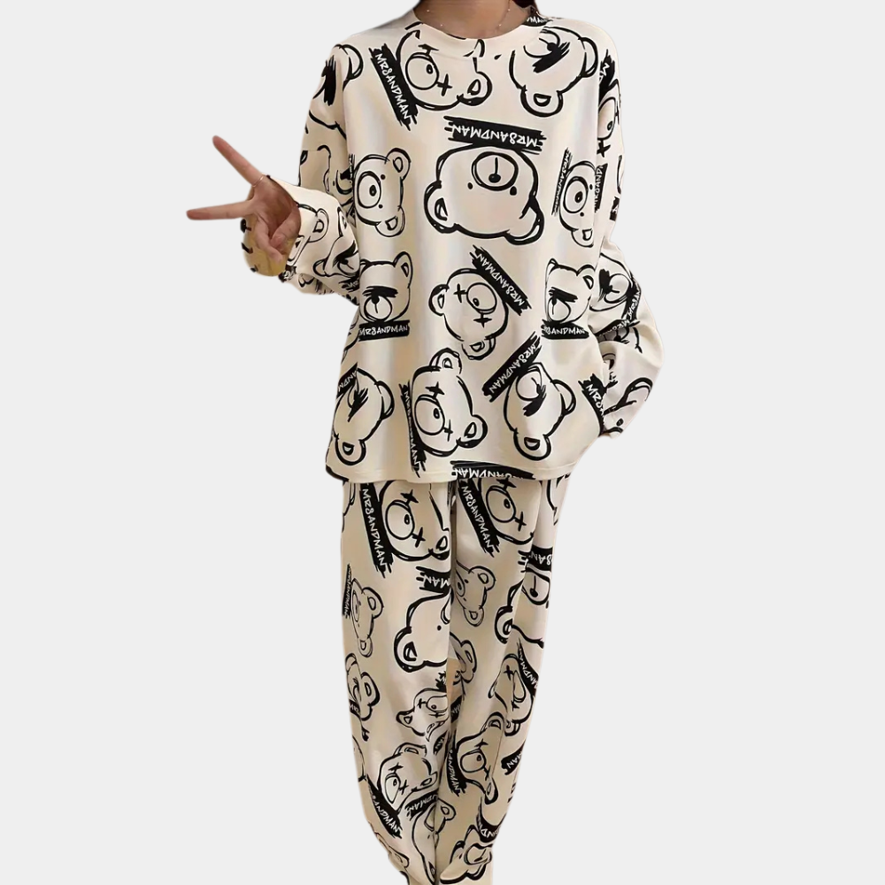 Pijama Mujer Osos Divertido