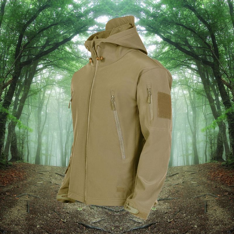 Chaqueta de lluvia hombre transpirable con capucha