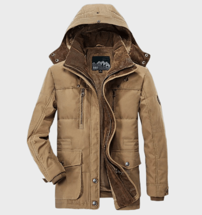 Chaquetón Invierno Acolchado Hombre Capucha