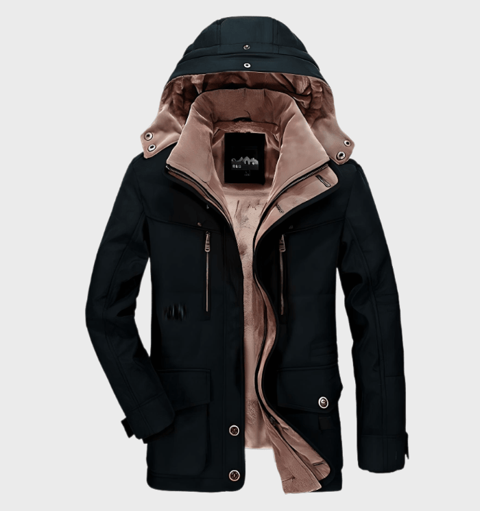 Chaquetón Invierno Acolchado Hombre Capucha