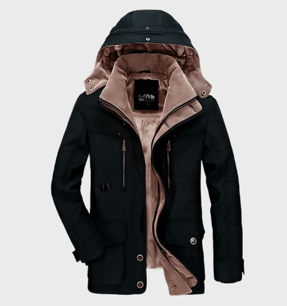 Chaquetón Invierno Acolchado Hombre Capucha