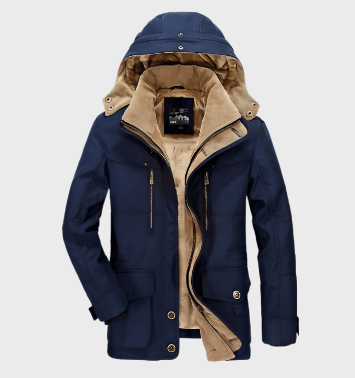 Chaquetón Invierno Acolchado Hombre Capucha