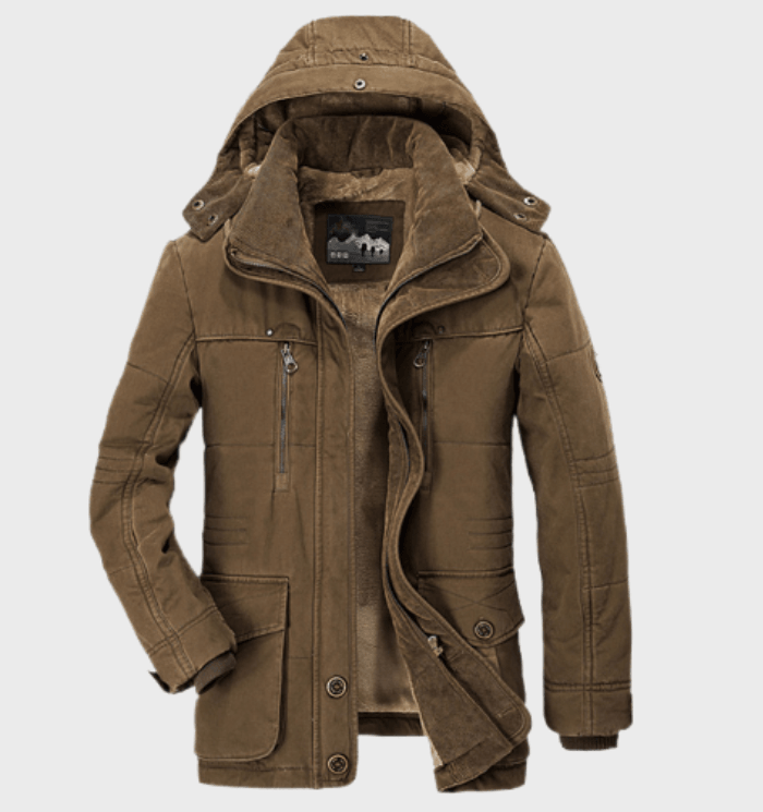 Chaquetón Invierno Acolchado Hombre Capucha