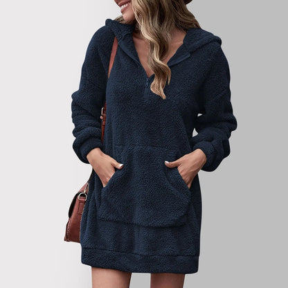 Chaquetón Acogedor con Capucha Abultado