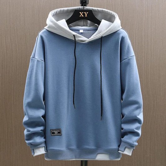 Chaqueta Deportiva Hombre Capucha Dos Colores - Vestiria