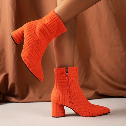 Botas Mujer Tacón Alto Monocolor