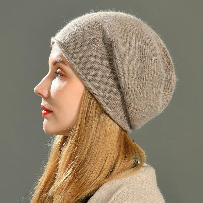 Gorro Mujer Punto Suave Cálido - Vestiria
