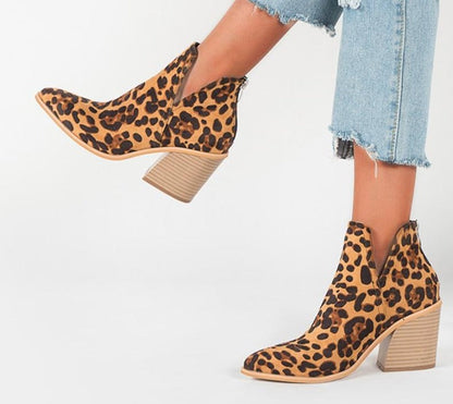Botas Vaqueras Estilo Cowboy con Tacón Alto - Vestiria