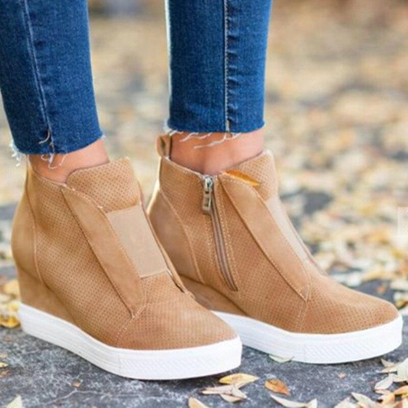 Zapatillas Cuña Cómodas Invierno - Vestiria