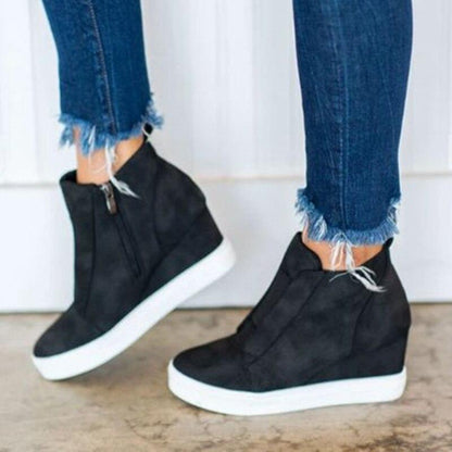 Zapatillas Cuña Cómodas Invierno