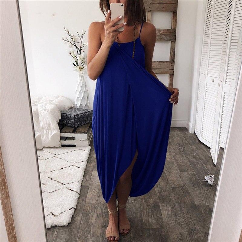 Vestido maxi sin mangas elegante