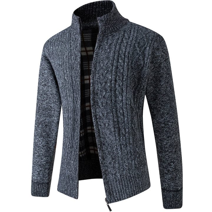 Chaqueta de punto cálido para hombre