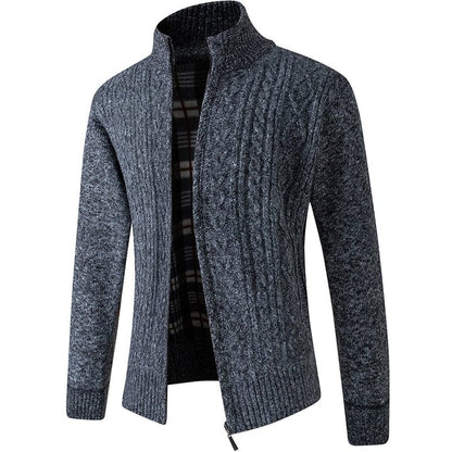 Chaqueta de punto cálido para hombre