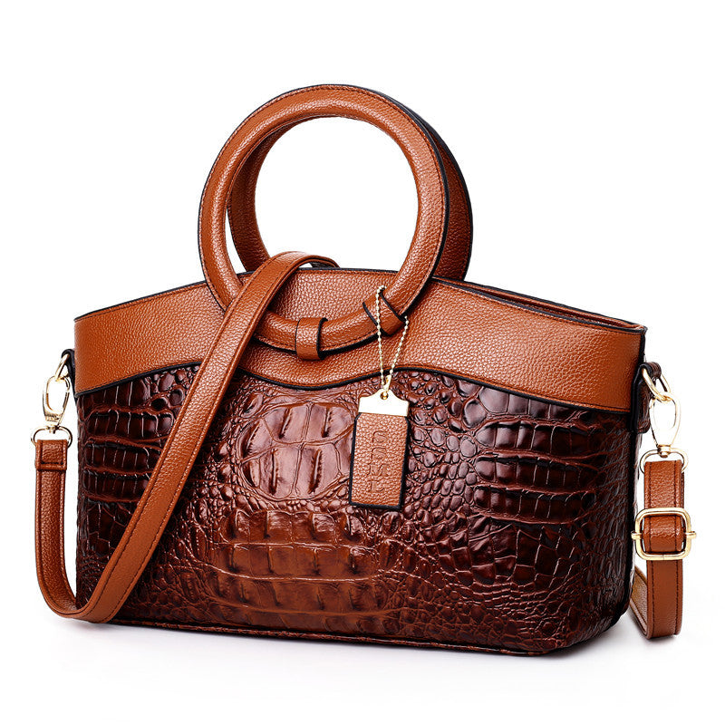 Bolso Cuero Clásico Elegante Mujer - Vestiria