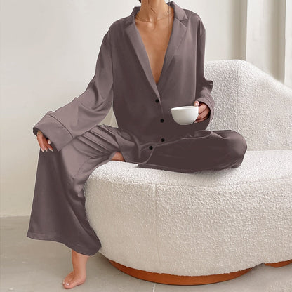 Pijama Mujer Satinado Gran Talla