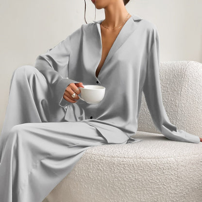 Pijama Mujer Satinado Gran Talla