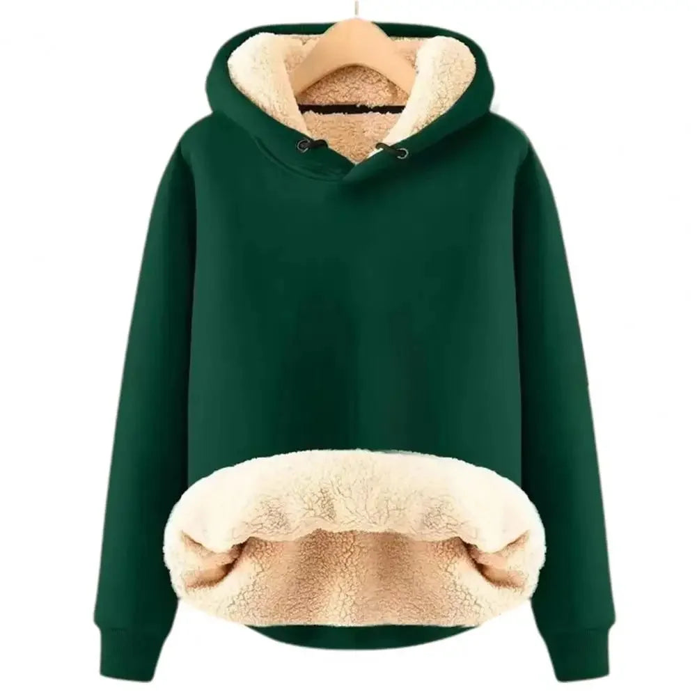 Sudadera Capucha Abrible Cálida Deportiva