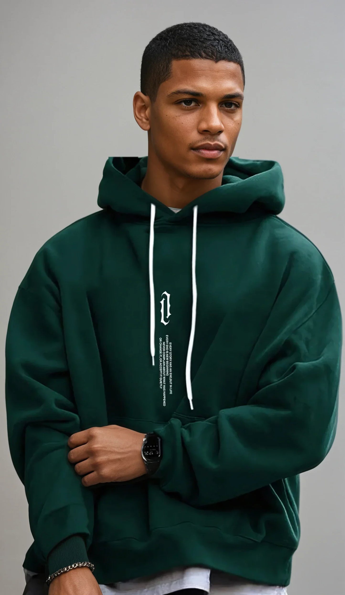 Sudadera Hombre Grande con Capucha Canguro