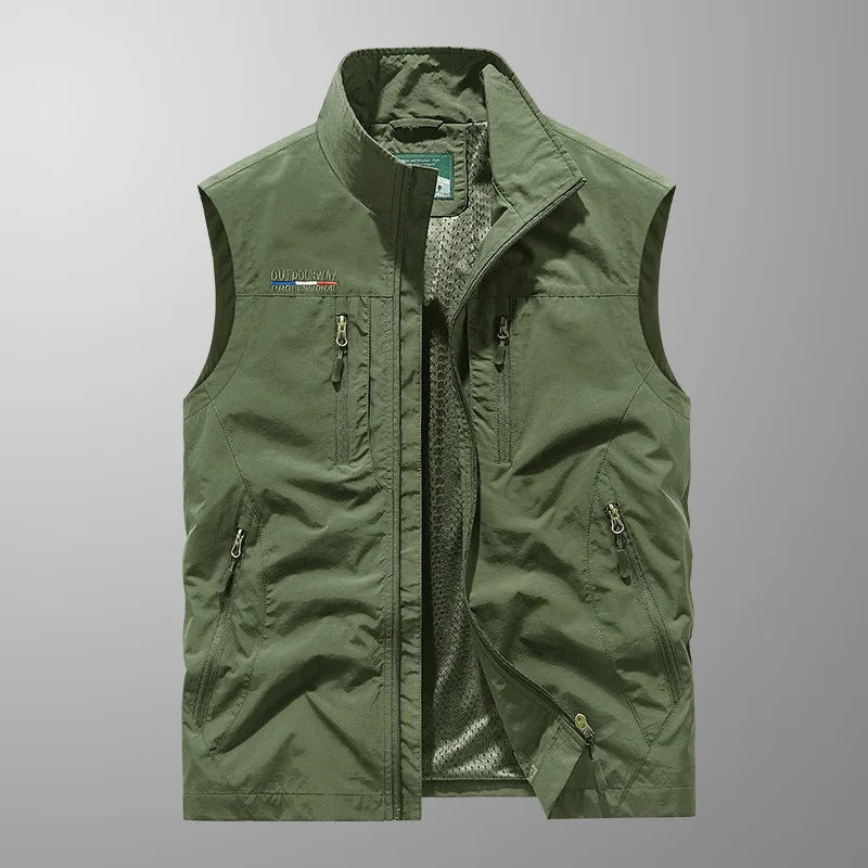 Chaleco técnico sin mangas hombre Outdoor
