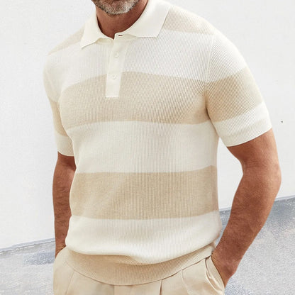 Polo Hombre Estampado Rayas Clásico