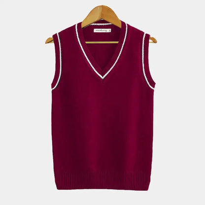 Chaleco Hombre Clásico Sin Mangas Cuello en V