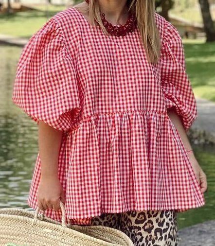 Blusa Mujer Rojo Intenso - Vestiria