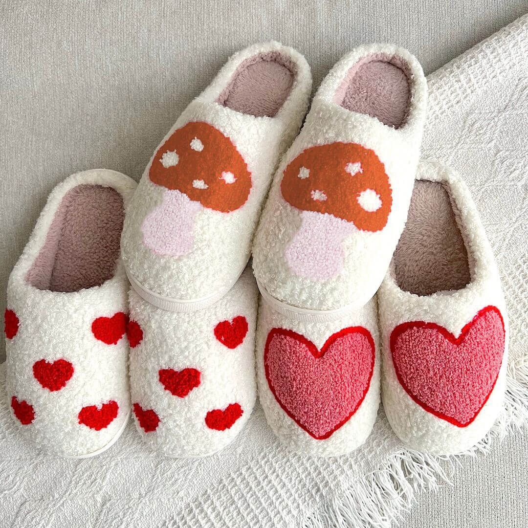Pantuflas mujer corazón suave - Vestiria
