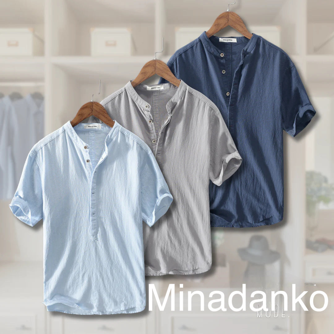 Camiseta Manga Corta Estilo Mao - Vestiria