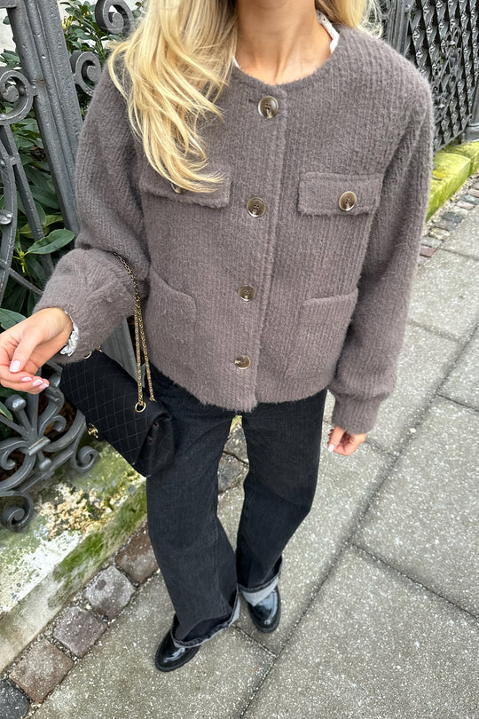 Chaqueta Mujer Elegante Blanco Puro - Vestiria
