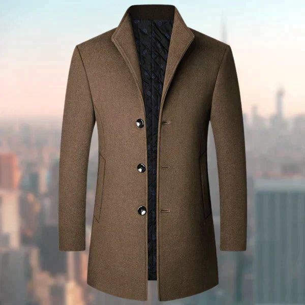 Chaqueta Acolchada Hombre Abierto Cierre Botones