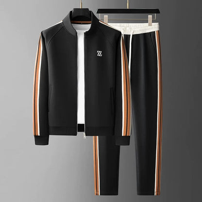Conjunto deportivo hombre moderno con detalles laterales