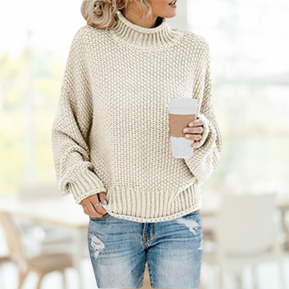 Sudadera de punto cálido y acogedora