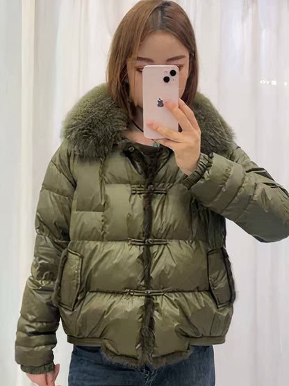 Abrigo Invierno Mujer Acolchado Cálido