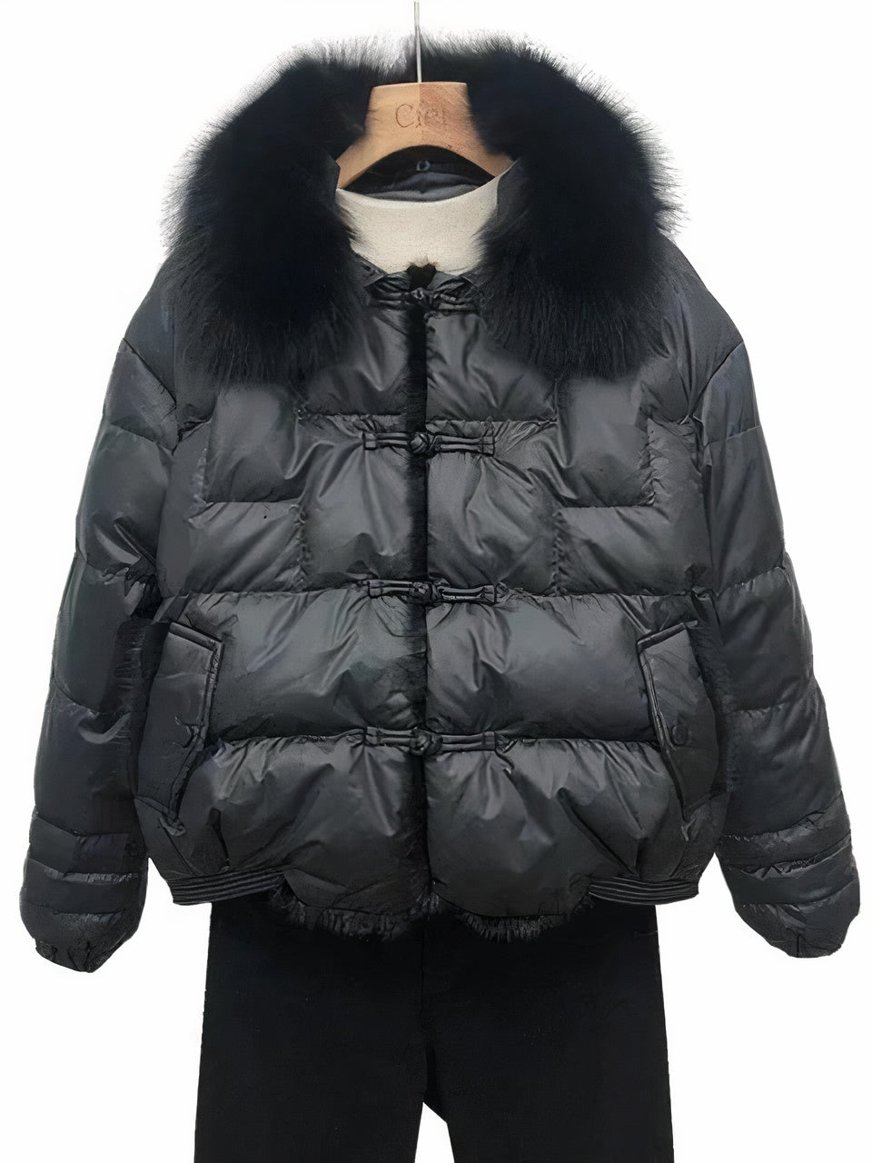 Abrigo Invierno Mujer Acolchado Cálido