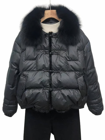 Abrigo Invierno Mujer Acolchado Cálido