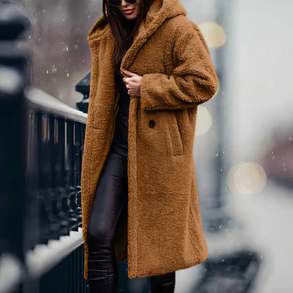 Chaqueta Teddy Suave y Cálida Mujer