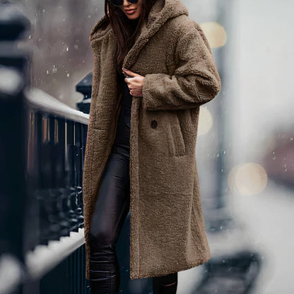 Chaqueta Teddy Suave y Cálida Mujer