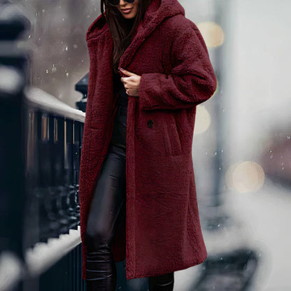 Chaqueta Teddy Suave y Cálida Mujer