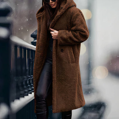 Chaqueta Teddy Suave y Cálida Mujer
