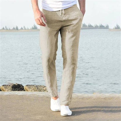 Pantalón recto ligero y cómodo